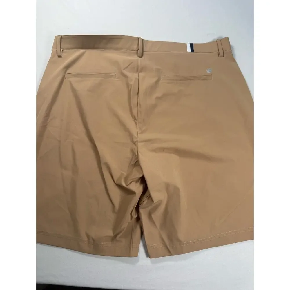 Rhoback Men’s Performance Shorts Looper Delta SIZE 40 Dark Tan  9” Inseam
